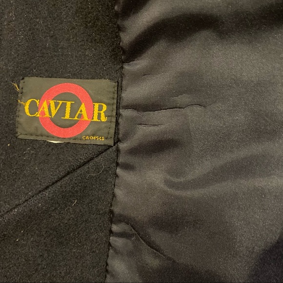 Vintage Caviar Wool Coat - Picture 5 of 8